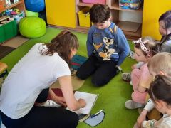 ilustracja do wpisu 
"WIEWIÓRKA JULKA"- zajęcia edukacyjne o ząbkach cz. 4